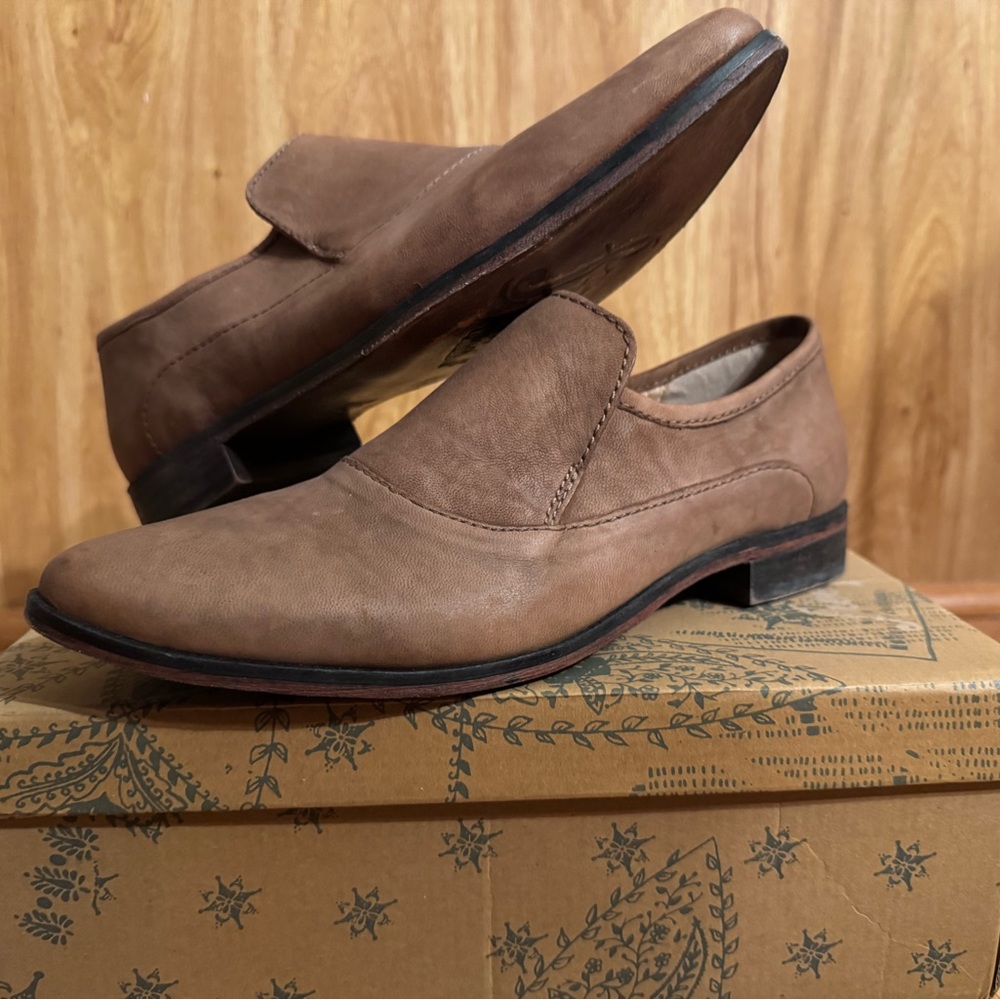 New Free People brown Brady loafers, slip on. Size 41 upper leather